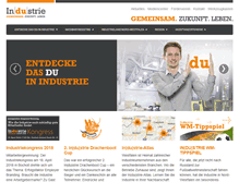 Tablet Screenshot of industrie-nordwestfalen.de